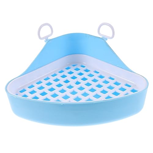 DRESSOOS Dreieckiger Haustier Toilettentrainer Für Kaninchen Kleine Tier Toilette Katzentoilette Mit Blauer Farbe Ideal Für Hamster Und Kleine Haustiere Hygienisch Und Einfach Zu DRESSOOS Dreieckiger Haustier Toilettentrainer Für Kaninchen Kleine Tier Toilette Katzentoilette Mit Blauer Farbe Ideal Für Hamster Und Kleine Haustiere Hygienisch Und Einfach Zu von DRESSOOS