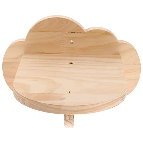 DRESSOOS Katzenregal Aus Holz Für Indoor-Spielzeug Mit Katzenstange Und Kletterbrett Mehrstufiges Klettergerüst Für Katzen Als Haustierbedarf von DRESSOOS
