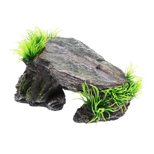 DRESSOOS Schildkröten-aalen-plattform Reptilienhöhle Schmuck Versteck Höhle Unterschlupf Für Reptilien Tank-Dekoration DRESSOOS Schildkröten-aalen-plattform Reptilienhöhle Schmuck Versteck Höhle Unterschlupf Für Reptilien Tank-Dekoration von DRESSOOS