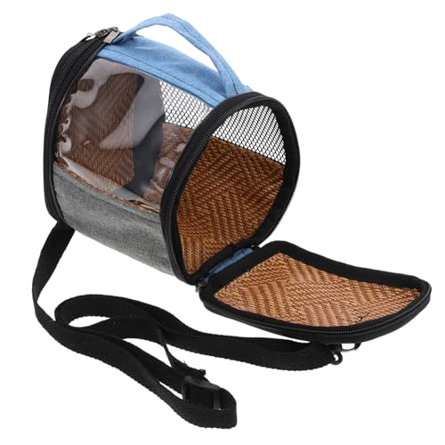 DRESSOOS Parrot Carrier Bag Atmungsaktive Vogel-Tragetasche Für Outdoor-Einsatz Kleiner Transportkäfig Für Papageien Und Sittiche Sicher Und Bequem Mit Mesh-Seiten Für Optimale DRESSOOS Parrot Carrier Bag Atmungsaktive Vogel-Tragetasche Für Outdoor-Einsatz Kleiner Transportkäfig Für Papageien Und Sittiche Sicher Und Bequem Mit Mesh-Seiten Für Optimale von DRESSOOS