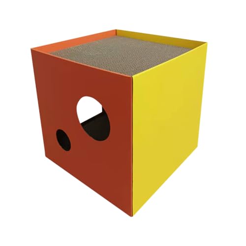 DRESSOOS Katzenkratzbrett Sisal Kätzchen Würfel Haustier Kratzbaum Indoor Spielzeug Kratzbrett DRESSOOS Katzenkratzbrett Sisal Kätzchen Würfel Haustier Kratzbaum Indoor Spielzeug Kratzbrett von DRESSOOS