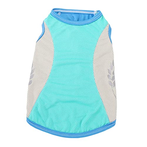 DRESSOOS Kühlweste für Haustiere Outdoor-Bekleidung kleine Hunde-Outfits Sommerdeko Tanktops sommerliche hundeweste dekorative Hundebekleidung Französischer Kampf Shirt Kühlanzug Polyester von DRESSOOS