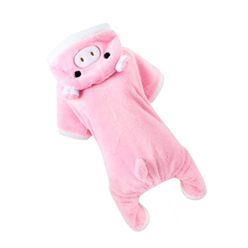 DRESSOOS Kuschelige Hundekleidung Für Halloween Und Weihnachten Pinke Schweinchen Verkleidung Für Hunde Größe XS Lustige Haustierkostü Für Hund Und Katze Tierkleidung Für Besondere von DRESSOOS
