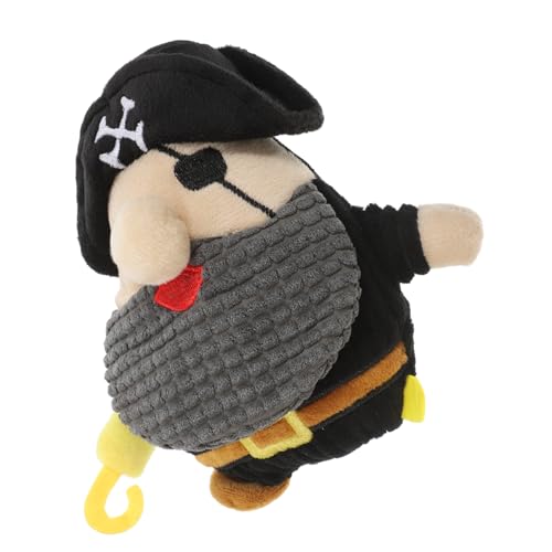 DRESSOOS Hundespielzeug Mit Geräusch Interaktives Kauspielzeug Für Langlebiges Plüsch-molarspielzeug Im Piratendesign Für Aktives Und Zahnpflege von DRESSOOS