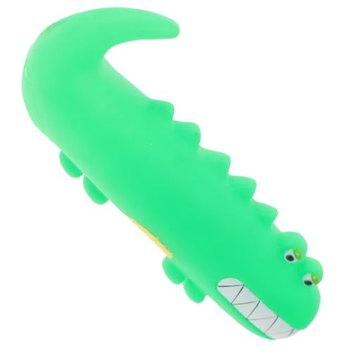 DRESSOOS Spielzeug für Hunde interaktiv Latex Eidechsenform quietschend langlebig klein mittel groß Welpen von DRESSOOS