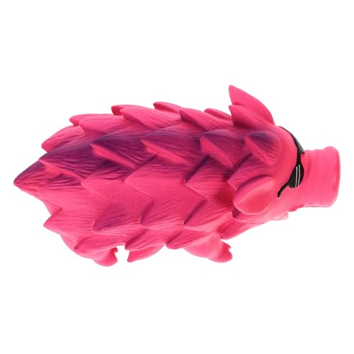 DRESSOOS Latex Quietschspielzeug Für Hunde Interaktives Kauspielzeug Rosarot Geeignet Für Kleine Und Große Hunde Fördert Zahnpflege Und Spielspaß Langlebig Und Sicher Für Haustiere von DRESSOOS