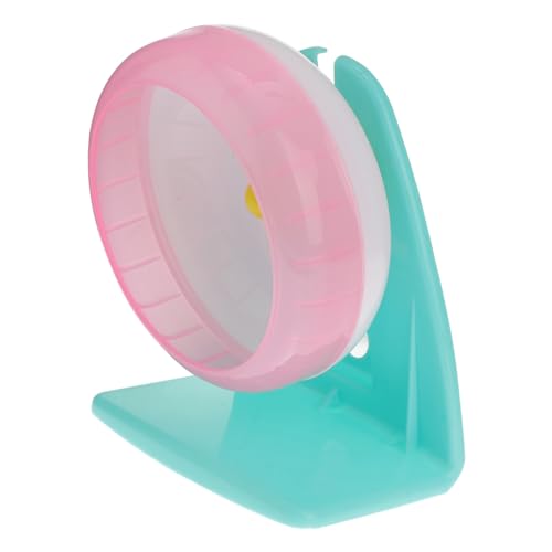 DRESSOOS Hamster-sportrad 12 cm Für Haustiere Übungsspielzeughalter Leises Laufrad Für Kleintiere Zufällige Farbe von DRESSOOS