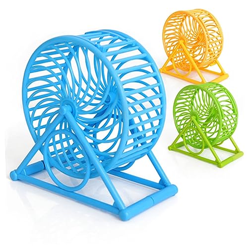 DRESSOOS Laufrad für Hamster hamsterspielzeug Hamster Spielzeug Hamster Wheel Hamster Running Wheel Laufrad für kleine Haustiere Laufrad für Haustiere Sport Hamsterbedarf Laufband von DRESSOOS