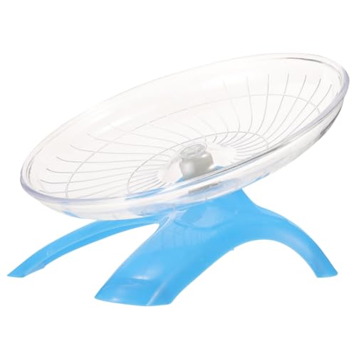 DRESSOOS Hamster-Laufspielzeug leises Chinchilla-Rad großes Heimtierbedarf Blaue Scheibe Laufrad für Kleintiere DRESSOOS Hamster-Laufspielzeug leises Chinchilla-Rad großes Heimtierbedarf Blaue Scheibe Laufrad für Kleintiere von DRESSOOS