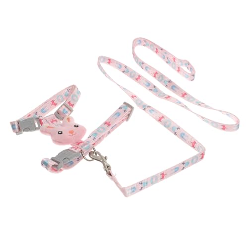 DRESSOOS Pet Cat Leash Verstellbar Und Langlebig Nylon Katzen Geschirr Für Sichere Outdoor Für Kleine Haustiere Design von DRESSOOS