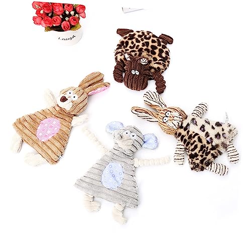 DRESSOOS Bissfestes Plüsch-Backenzahnspielzeug für Hunde Affen-Haustierspielzeug Geräusche machendes Kauspielzeug pädagogisches Haustier-Hundespielzeug Home Shop Haustier- von DRESSOOS