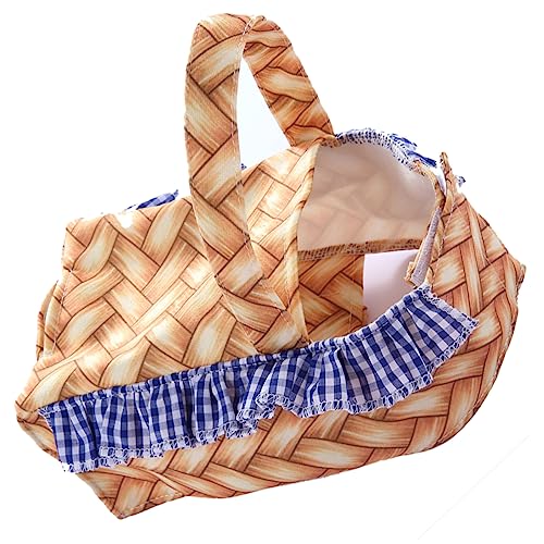 DRESSOOS Lustiges Hundekostüm Korb Design Atmungsaktive Bequeme Cosplay Kleidung für Halloween Weihnachten Verstellbar Niedlich für Kleine bis Mittelgroße Hunde Festliche von DRESSOOS