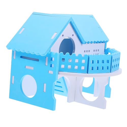 DRESSOOS Meerschweinchenheim hamsterhaus Hamster nager hamsterkäfige Meerschweinchenhütte Kleintierversteck Heu empfindliches Hamsterversteck entzückendes Rattenhaus PVC DRESSOOS Meerschweinchenheim hamsterhaus Hamster nager hamsterkäfige Meerschweinchenhütte Kleintierversteck Heu empfindliches Hamsterversteck entzückendes Rattenhaus PVC von DRESSOOS