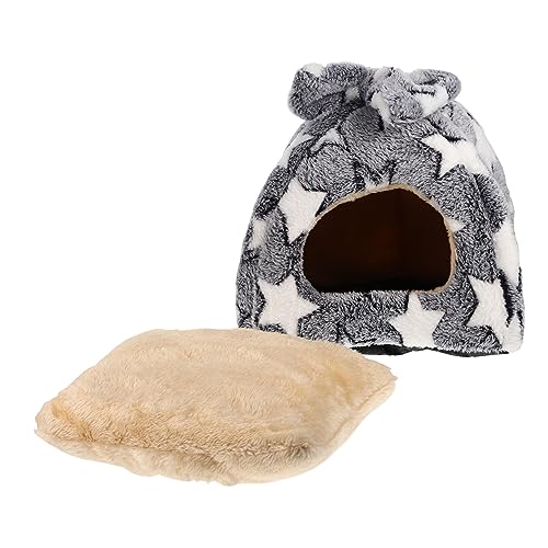 DRESSOOS Meerschweinchen-versteck Weiches Flauschiges Nest Für Hamster Ratten Chinchillas von DRESSOOS