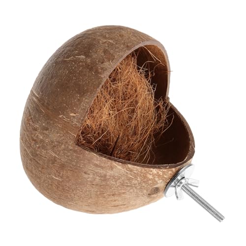 DRESSOOS Coconut Shell Bird Nest Für Papageien Natürliche Kokosnussschale Als Nistplatz Installieren Warm Und Gemütlich Für Vögel Vielseitig Im Käfig Freien Einsetzbar DRESSOOS Coconut Shell Bird Nest Für Papageien Natürliche Kokosnussschale Als Nistplatz Installieren Warm Und Gemütlich Für Vögel Vielseitig Im Käfig Freien Einsetzbar von DRESSOOS