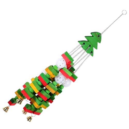 DRESSOOS Holz Vogel Spielzeug Weihnachten Vogel Kauen Spielzeug Papagei Beißen Spielzeug Vogel Käfig Decor DRESSOOS Holz Vogel Spielzeug Weihnachten Vogel Kauen Spielzeug Papagei Beißen Spielzeug Vogel Käfig Decor von DRESSOOS