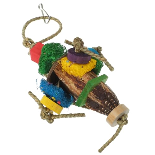 DRESSOOS Hängendes Kauspielzeug Für Vögel Praktisches Spielzeug Für Wellensittiche Und Papageien Fördert Spiel Und Entspannung Zufällige Farben Zum Kauen Und Spielen DRESSOOS Hängendes Kauspielzeug Für Vögel Praktisches Spielzeug Für Wellensittiche Und Papageien Fördert Spiel Und Entspannung Zufällige Farben Zum Kauen Und Spielen von DRESSOOS