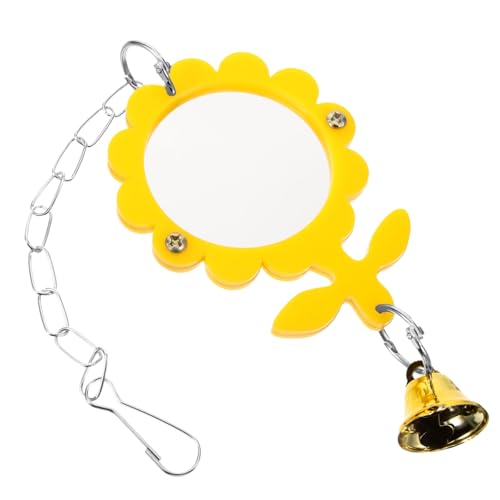 DRESSOOS Interaktives Spiegelspielzeug Für Papageien Spielzeug Für Vögel Glocke Sittichspielzeug Für Den Käfig DRESSOOS Interaktives Spiegelspielzeug Für Papageien Spielzeug Für Vögel Glocke Sittichspielzeug Für Den Käfig von DRESSOOS
