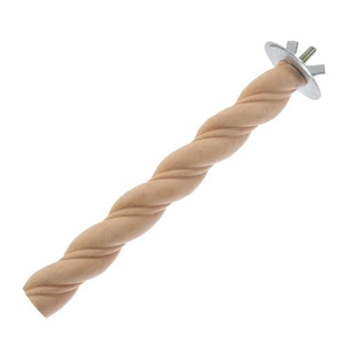 DRESSOOS Papageienstange Für Käfig Vogelspielzeug Für Mittelgroße Vögel Sicheres Holzmaterial 12 cm Vogelzubehör Sittichspielzeug DRESSOOS Papageienstange Für Käfig Vogelspielzeug Für Mittelgroße Vögel Sicheres Holzmaterial 12 cm Vogelzubehör Sittichspielzeug von DRESSOOS