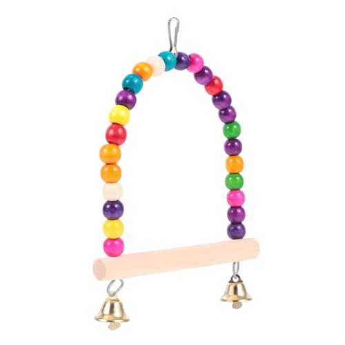 DRESSOOS Papageienschaukel Spielzeug Vogel-hängeschaukel Für Vögel Papageienständer Kauständer Vogel-kletterschaukel DRESSOOS Papageienschaukel Spielzeug Vogel-hängeschaukel Für Vögel Papageienständer Kauständer Vogel-kletterschaukel von DRESSOOS