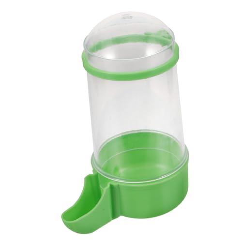 DRESSOOS Vogel Zubehör Papageien Wasserspender Und Fütterungsgerät Mit Vogelnapf Aufhängbare Vogeltränke Für Papageienkäfige Hamster Trinkflasche Mit Saugnapf Zubehör Für von DRESSOOS