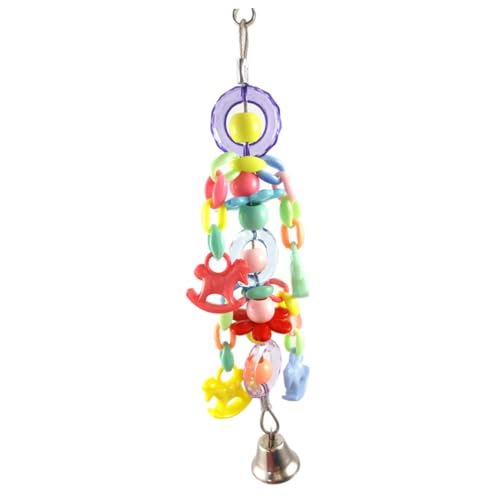 DRESSOOS Papageienbissspielzeug Papagei Spielen Kauspielzeug kauen Bird Toys papageienspielzeug Vogel hängendes Spielzeug Papagei Anhänger Langen Spielzeug zum Aufhängen von DRESSOOS