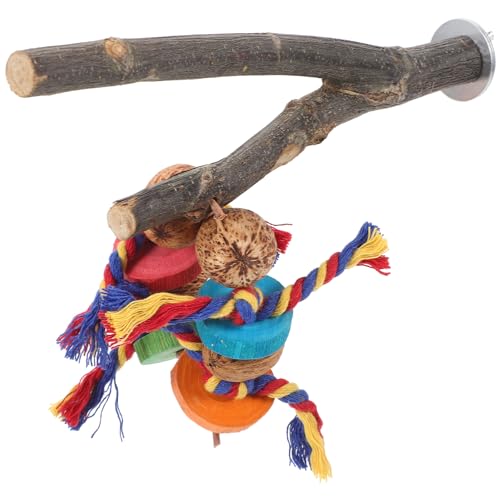 DRESSOOS Holz Vogel Sitzstange Stehen Vogel Spielzeug Nymphensittich Spielzeug Vogel Papagei Sitzstange Spielzeug DRESSOOS Holz Vogel Sitzstange Stehen Vogel Spielzeug Nymphensittich Spielzeug Vogel Papagei Sitzstange Spielzeug von DRESSOOS