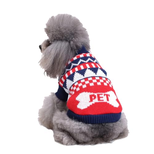 DRESSOOS Partykleidung für Haustiere Weihnachts hundepullover hundepulli Dog Sweater Hundekleidung Haustier-Partykostüm Kleider Hund Weihnachtstuch Haustierkleidung Elch Weihnachtskostüme von DRESSOOS
