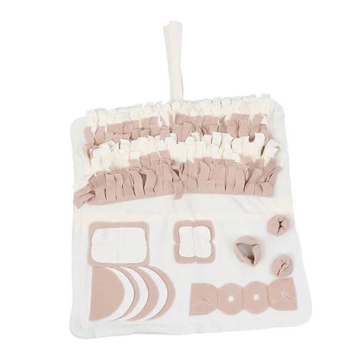 DRESSOOS Pet Sniffing Pad Futtermatte für Haustiere Schnüffeldecke für Hunde Hundedecke Interactive Dog Toys schnüffelmatte für Hunde Futterunterlage für Haustiere Hund Plüschmatte Beige DRESSOOS Pet Sniffing Pad Futtermatte für Haustiere Schnüffeldecke für Hunde Hundedecke Interactive Dog Toys schnüffelmatte für Hunde Futterunterlage für Haustiere Hund Plüschmatte Beige von DRESSOOS