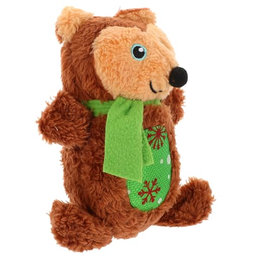 DRESSOOS Plüsch Bär Quietschspielzeug Für Hunde Interaktives Kauspielzeug Aus Hochwertigem Material Für Kleine Mittelgroße Und Große Hunde Zur Beschäftigung Bewegung DRESSOOS Plüsch Bär Quietschspielzeug Für Hunde Interaktives Kauspielzeug Aus Hochwertigem Material Für Kleine Mittelgroße Und Große Hunde Zur Beschäftigung Bewegung von DRESSOOS
