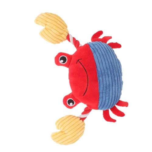 DRESSOOS Haustier-kauspielzeug in Krabbenform Für Hunde Quietschendes Zahnungsspielzeug Für Hunde Kuscheltiere DRESSOOS Haustier-kauspielzeug in Krabbenform Für Hunde Quietschendes Zahnungsspielzeug Für Hunde Kuscheltiere von DRESSOOS