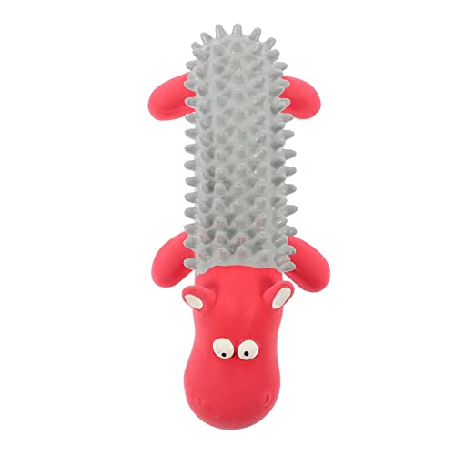 DRESSOOS Quietschendes Hundekauspielzeug Aus Latex Welpenspielzeug in Tierform Für Heimtierbedarf Interaktives Quietschendes Hundespielzeug Tragbares Hundespielzeug Rot/grau Nilpferd DRESSOOS Quietschendes Hundekauspielzeug Aus Latex Welpenspielzeug in Tierform Für Heimtierbedarf Interaktives Quietschendes Hundespielzeug Tragbares Hundespielzeug Rot/grau Nilpferd von DRESSOOS