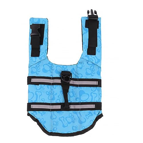 DRESSOOS Weste Für Hunde Und Welpen Verstellbare Weste Reflektierende Streifen Trainingskleidung Pool Strand von DRESSOOS