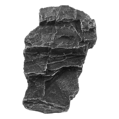 DRESSOOS Schildkröten Aquarium Resin Schildkröten Plattform Für Terrarien Basking Dock Für Reptilien Und Aquarien Dekoration Mit Felsen Design Für Schildkröten Und Andere Amphibien Lang von DRESSOOS