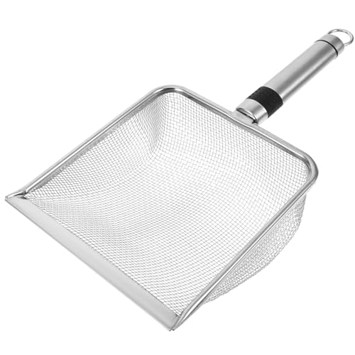 DRESSOOS Schaufel für Katzenstreu Katzenspielzeug Katzenstreusieb Sichter Katzenklo cat Litter Shovel katzenstreu schippe Katzenschaufel Schaufel für Haustierstreu Rostfreier Stahl Silver DRESSOOS Schaufel für Katzenstreu Katzenspielzeug Katzenstreusieb Sichter Katzenklo cat Litter Shovel katzenstreu schippe Katzenschaufel Schaufel für Haustierstreu Rostfreier Stahl Silver von DRESSOOS