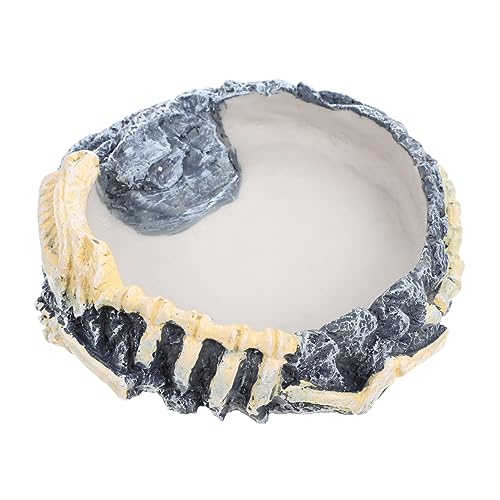DRESSOOS Wasserschale Für Schildkröten Und Reptilien Verschleißfester Reptiliennapf Dekorative Wasserschale Sicherer Reptilienwassernapf Multifunktionaler Reptiliennapf DRESSOOS Wasserschale Für Schildkröten Und Reptilien Verschleißfester Reptiliennapf Dekorative Wasserschale Sicherer Reptilienwassernapf Multifunktionaler Reptiliennapf von DRESSOOS