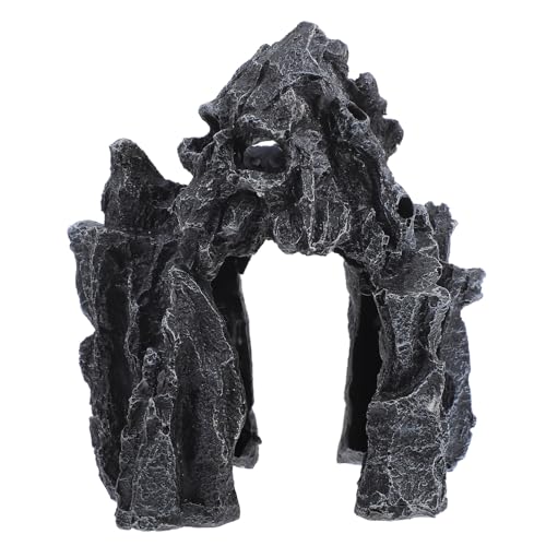 DRESSOOS Schlangentank-zubehör, Reptilienversteck, Höhle, Kunstharz, Landschaftsdekoration, Aquarium-Dekoration DRESSOOS Schlangentank-zubehör, Reptilienversteck, Höhle, Kunstharz, Landschaftsdekoration, Aquarium-Dekoration von DRESSOOS