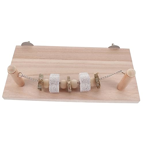DRESSOOS Papagei Barsch Holz Vogel Spielzeug Nymphensittich Steht Verschleiß-beständig Und Für Haushalt Vögel DRESSOOS Papagei Barsch Holz Vogel Spielzeug Nymphensittich Steht Verschleiß-beständig Und Für Haushalt Vögel von DRESSOOS