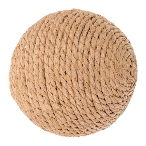 DRESSOOS Sisalkugel interaktives katzenspielzeug Interactive cat Toy Kratzball für Haustiere Kratzball aus Sisal Kätzchen Spielzeug Katzenkratzbrett Bälle für Katzen Kratzball für Kätzchen von DRESSOOS