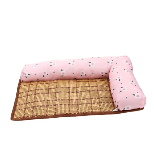 DRESSOOS Hundebett Haustier-kühlmatte Rattan-Matte Nest Feste Unterstützung Weichheit Für Ihr Haustier DRESSOOS Hundebett Haustier-kühlmatte Rattan-Matte Nest Feste Unterstützung Weichheit Für Ihr Haustier von DRESSOOS