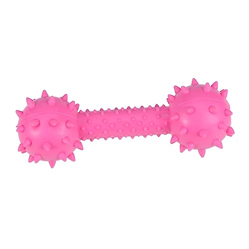 DRESSOOS Sound Kauspielzeug Hanteln Hanteln Zahnreinigungsspielzeug Haustier Kauspielzeug Hundehantel Hundebissspielzeug Haustierbissspielzeug Rosig DRESSOOS Sound Kauspielzeug Hanteln Hanteln Zahnreinigungsspielzeug Haustier Kauspielzeug Hundehantel Hundebissspielzeug Haustierbissspielzeug Rosig von DRESSOOS