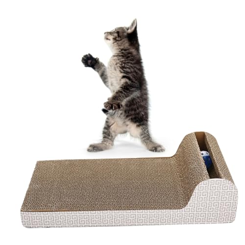 DRESSOOS Innovatives Katzenkratzbrett Papierfangplatte Katzenspielzeug Zum Zermahlen Platzsparend DRESSOOS Innovatives Katzenkratzbrett Papierfangplatte Katzenspielzeug Zum Zermahlen Platzsparend von DRESSOOS