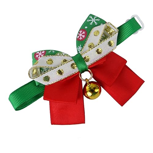 DRESSOOS Süßes Katzenhalsband Glocke Weihnachts-Haustier-zubehör Weiches Material Größe Bezaubernd für Ihr Haustier von DRESSOOS