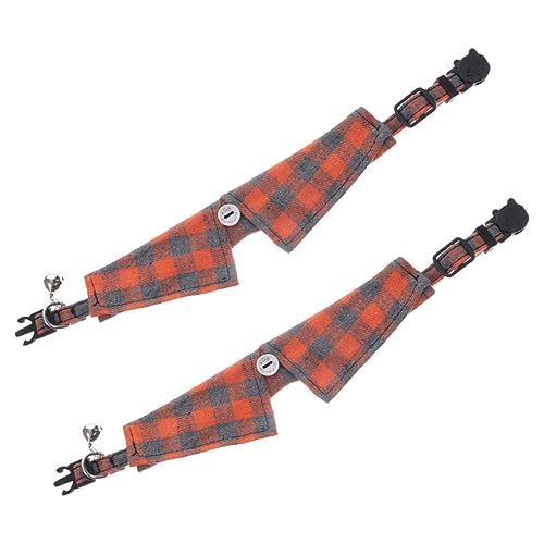 DRESSOOS Süßes Katzenhalsband Mit Glöckchenschleife Verstellbares Kariertes Für Haustierhalsband Breakaway Mit Glöckchen Für Besondere Anlässe DRESSOOS Süßes Katzenhalsband Mit Glöckchenschleife Verstellbares Kariertes Für Haustierhalsband Breakaway Mit Glöckchen Für Besondere Anlässe von DRESSOOS