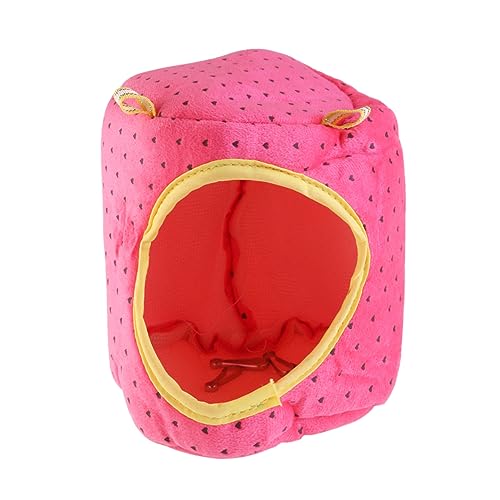 DRESSOOS Tierische Hommock Schlafnest Hängematte Hamster-hängematte Baumwoll-Nest-hängematte Kleine Haustiere Frettchen Tiere Haustierbett Hamster Tiere Warm Halten Schlafendes Nest von DRESSOOS