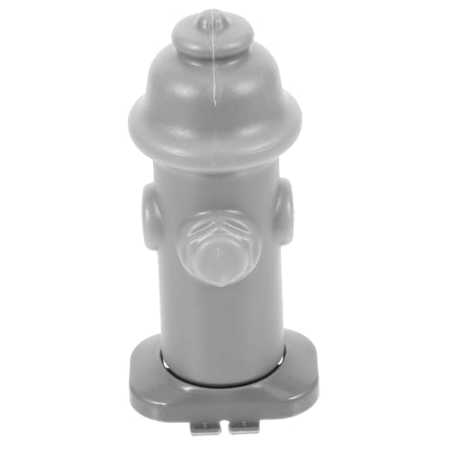 DRESSOOS Toilettenzubehör für Hunde Urinsäule für die winzige Hydrantenstatue Mikro-Landschaftsornament Feuerhydrant für Hunde Haustier Gittergewebe Bahn der Urin Tablett Hündchen Plastik von DRESSOOS