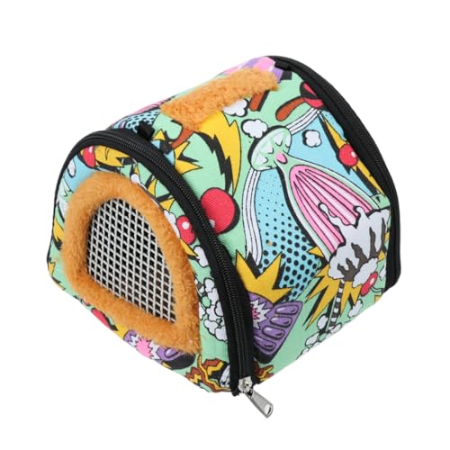 DRESSOOS Elegante Tragetasche für Haustiere Im Freien für Hamster. Bequemer Haustier-Rucksack mit Belüftungslöchern für Chinchillas und Ratten. von DRESSOOS