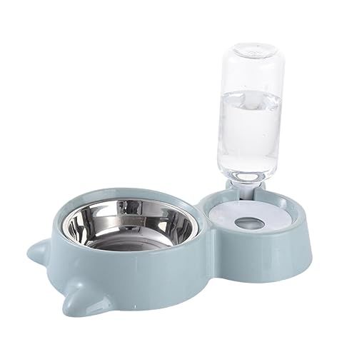 DRESSOOS Wasserspender für Haustiere automatischer Wasserspender edelstahlschüsseln Stainless Steel Bowl Hundenäpfe Katzennäpfe Haustiernapf Katzennapf Hundenapf Futternapf Zubringer von DRESSOOS