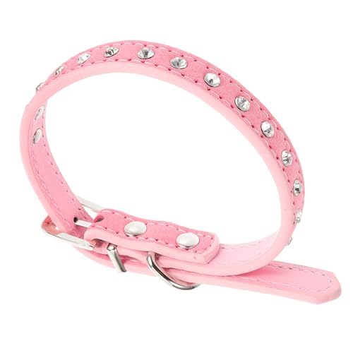 DRESSOOS Funkelndes Haustierhalsband mit Strasssteinen Größe S Rosa stilvolles und Robustes verstellbares für Hunde und DRESSOOS Funkelndes Haustierhalsband mit Strasssteinen Größe S Rosa stilvolles und Robustes verstellbares für Hunde und von DRESSOOS