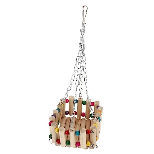DRESSOOS Papagei Schaukel Übung Spielzeug Klettern Hängen Leiter Vogel Spielzeug für Papageien Lovebirds DRESSOOS Papagei Schaukel Übung Spielzeug Klettern Hängen Leiter Vogel Spielzeug für Papageien Lovebirds von DRESSOOS